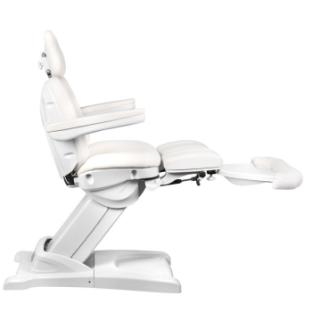ActivShop FOTEL KOSMETYCZNY ELEKTR. AZZURRO 872S PEDI-PRO 3 SILN. BIAŁY